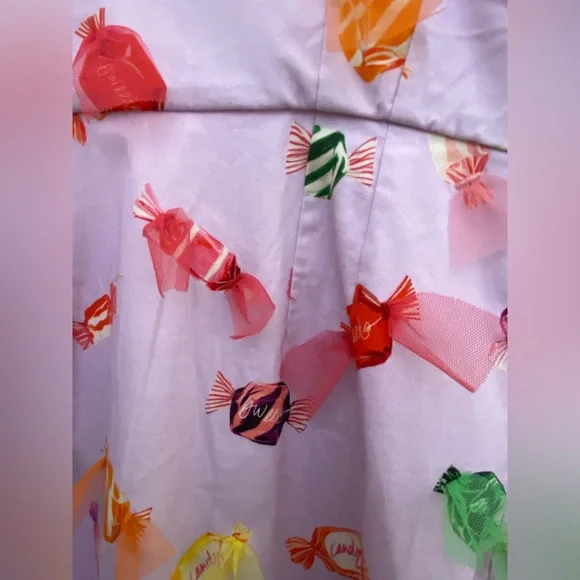 Anthropologie Maeve Printed Buttondown Mini Dress 14 new with tag - Picture 7 of 9